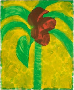 Flowering Palm - Howard Hodgkin, Abstract prints, intaglio, Print, Contemporary