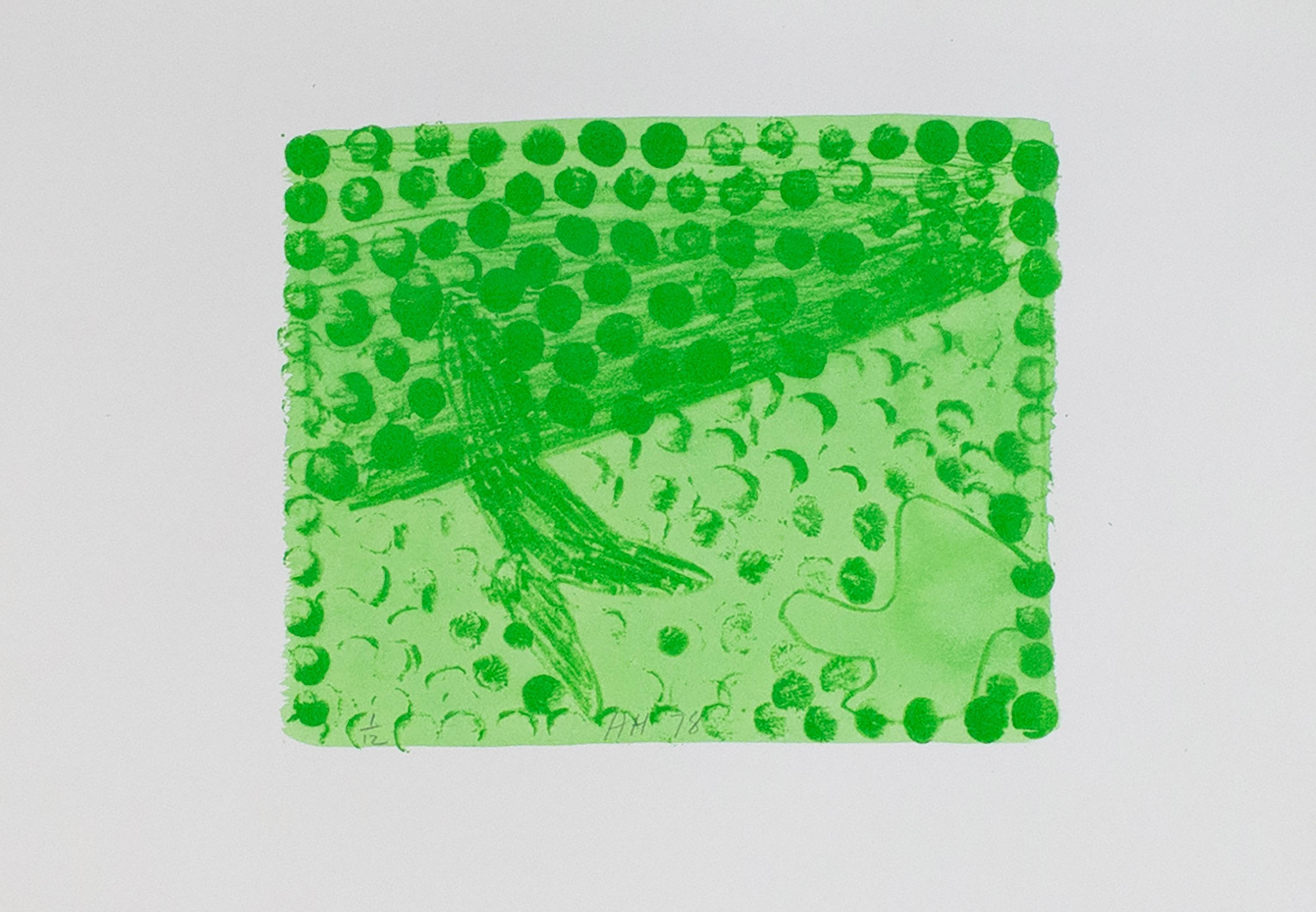 Abstract Print de Howard Hodgkin - Castillo Verde I