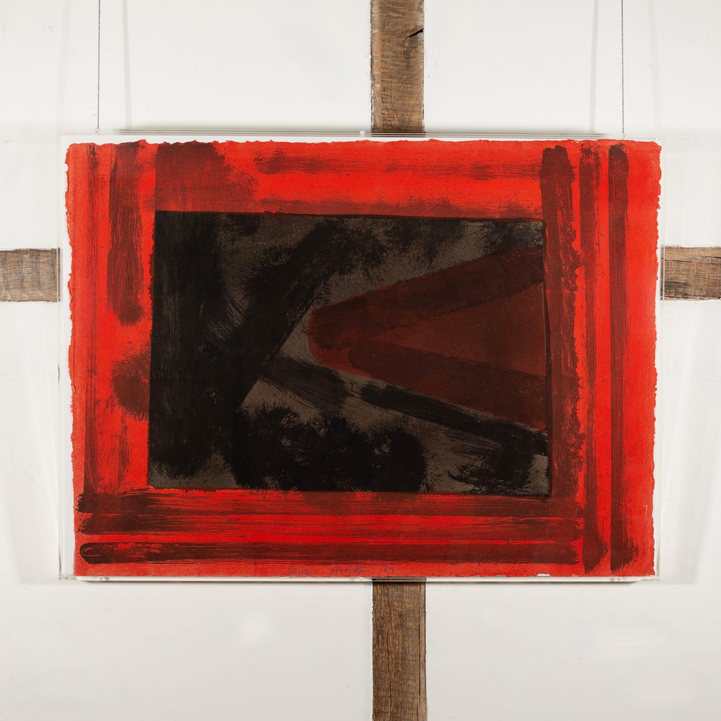 Aquí estamos en Croydon de Howard Hodgkin, Litografía coloreada a mano, 1979 en venta 1