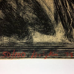 Howard Hodgkin Late Afternoon in the Museum of Modern Art abstract black white