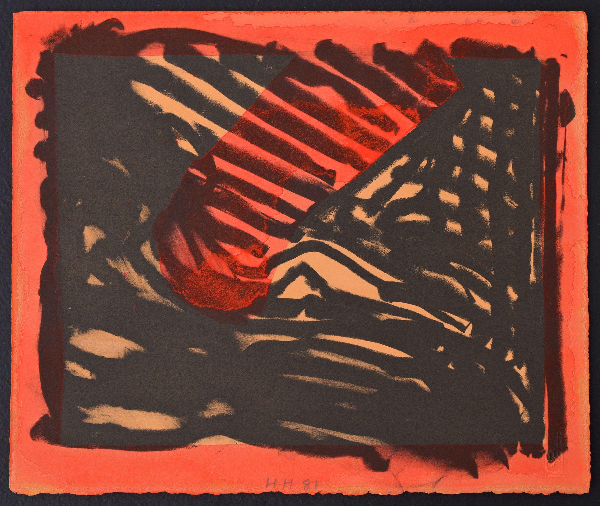 Howard Hodgkin RED EYE Lithograph For Sale 1