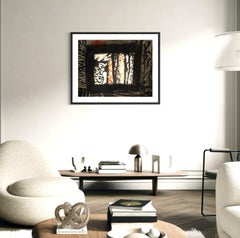 Howard Hodgkin Sand (Heenk 70) Signierte handkolorierte Lithographie Auflage von 50