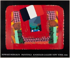 In a French Restaurant (Knoedler Gallery) SIGNED poster colorful expressionist 