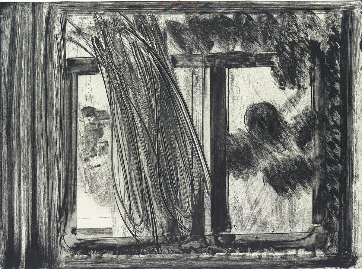 In The Museum Of Modern Art (Set of 4) - Abstract Print by Howard Hodgkin