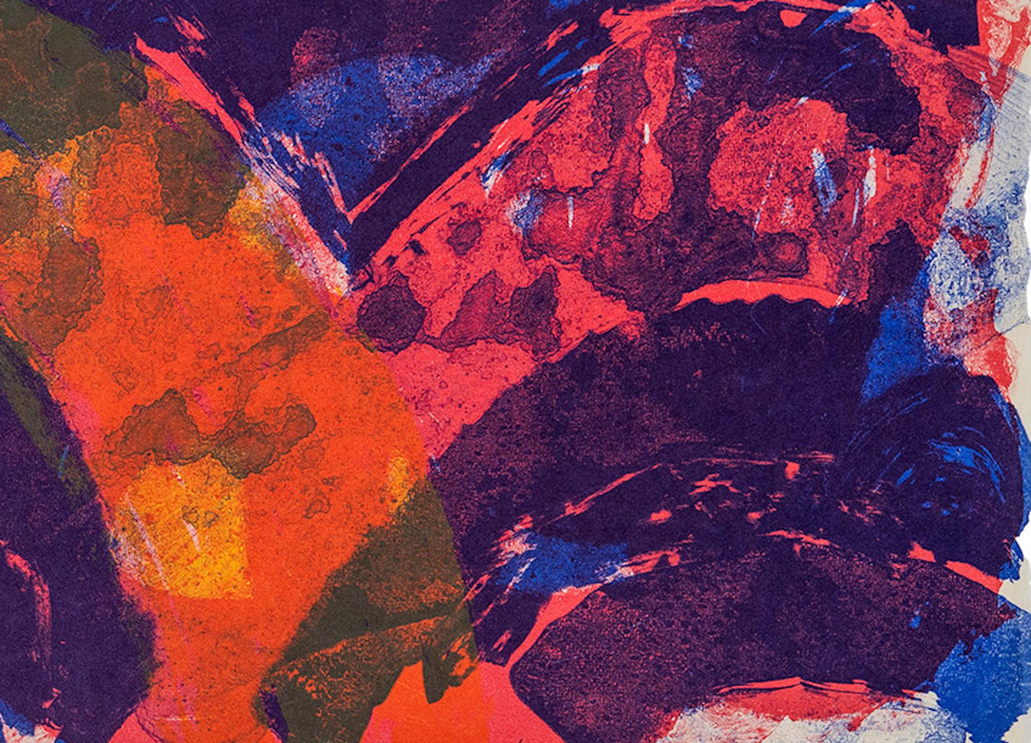Indian Leaves - Contemporary Print by Howard Hodgkin