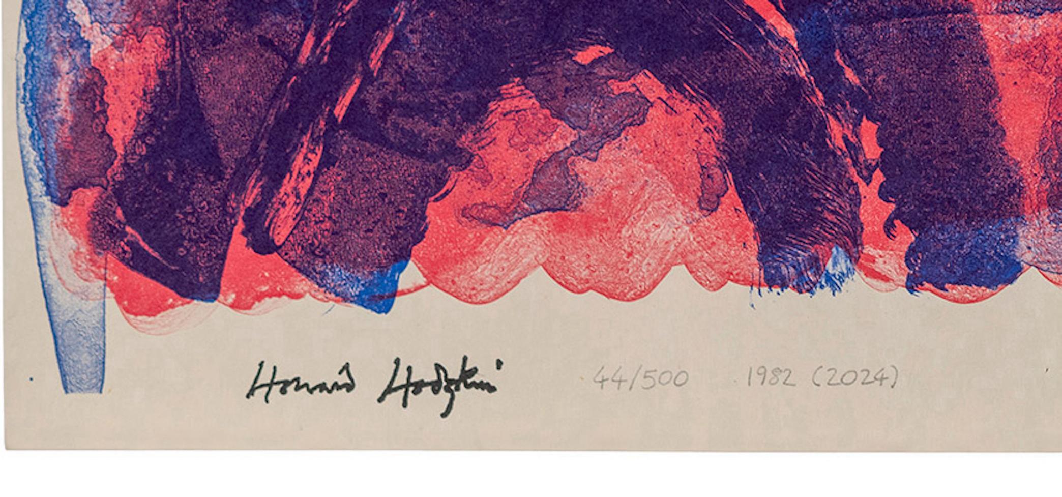Indian Leaves - Brown Still-Life Print by Howard Hodgkin