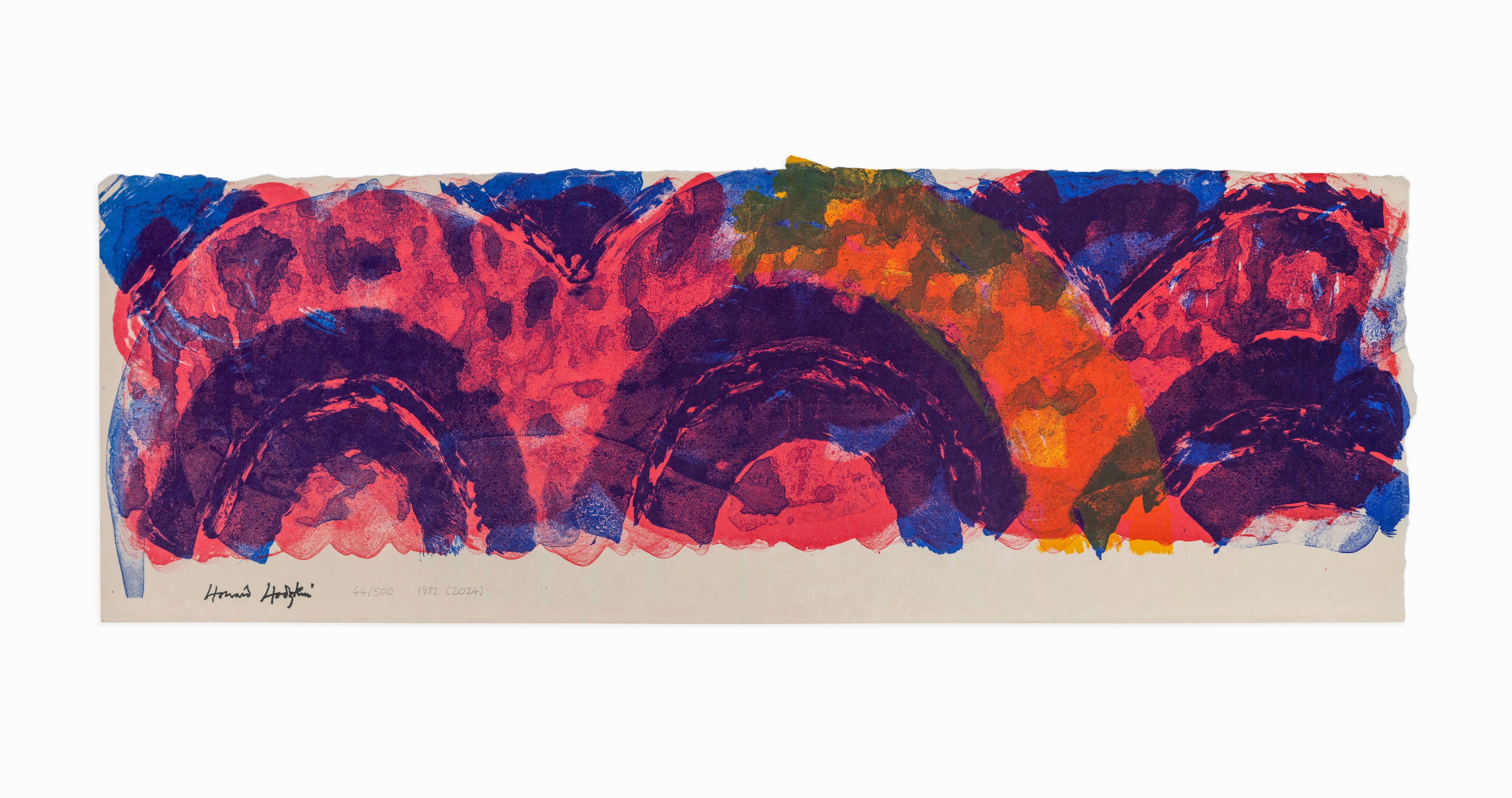 Howard Hodgkin Abstract Print - Indian Leaves