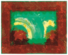 Monsoon - Abstract, Figurative, Howard Hodgkin, Lithograph, Gouache, Watercolour