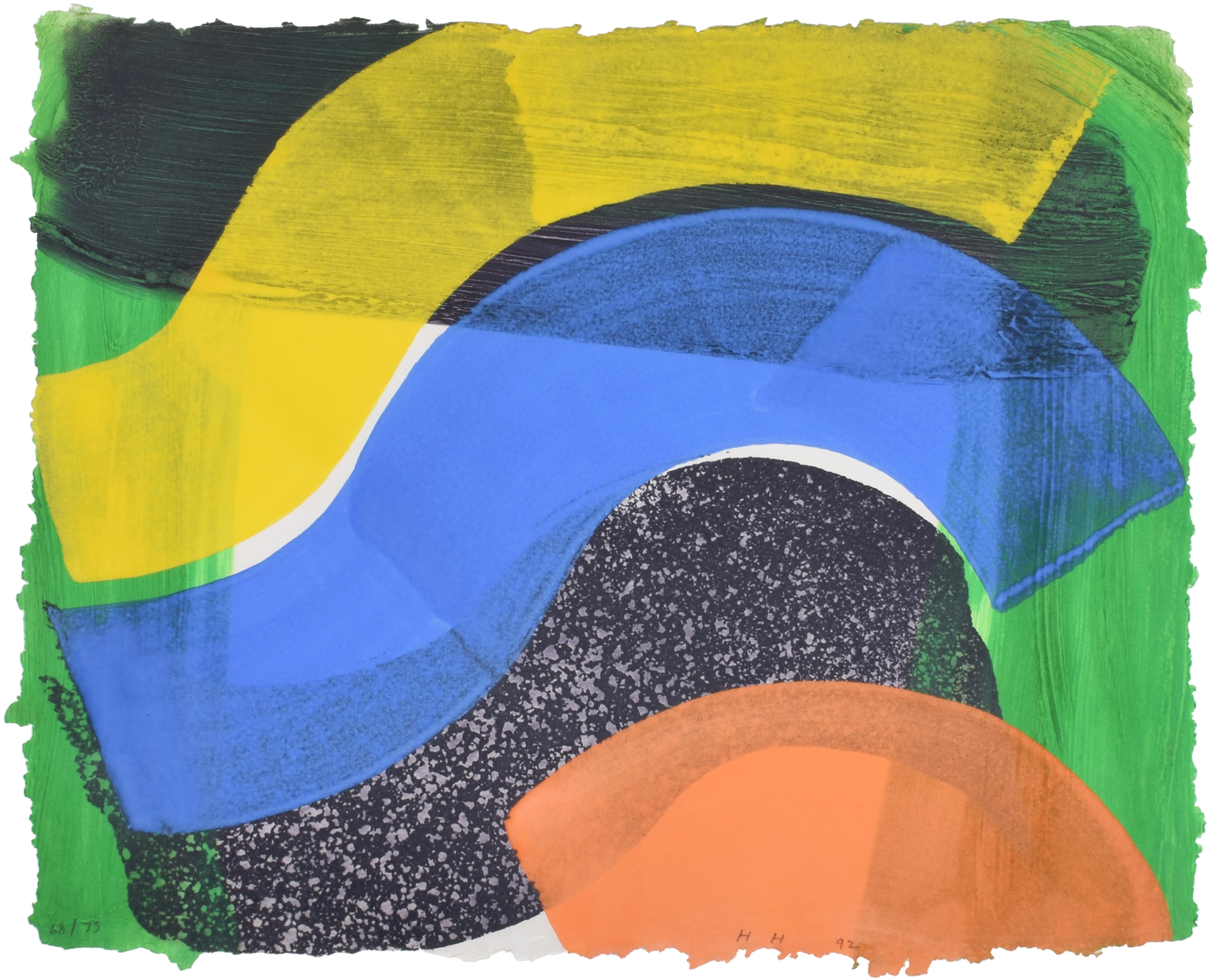 Put Out More Flags , eau-forte, aquatinte, impression, art abstrait de Hodgkin