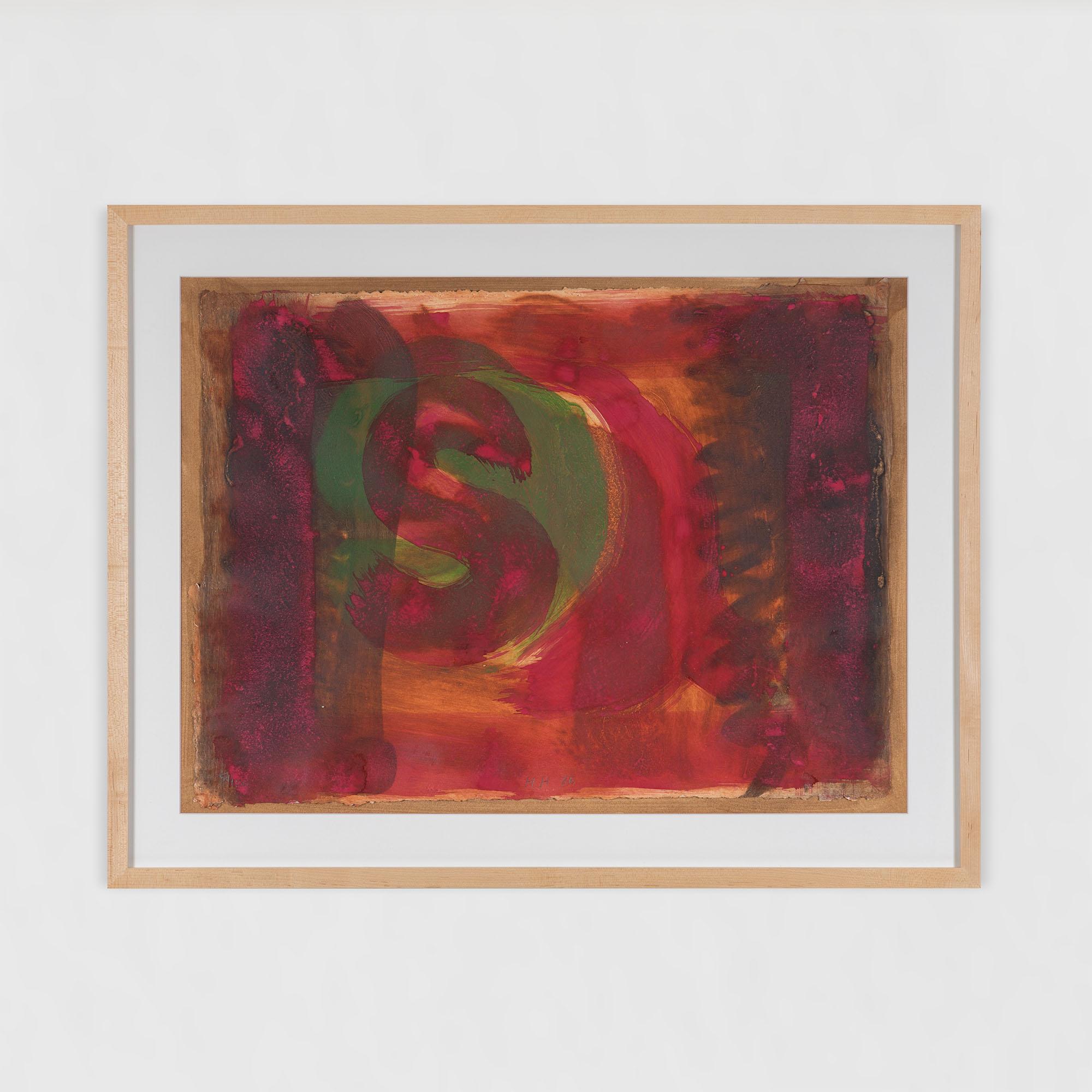 Abstract Print Howard Hodgkin - Oreille d
écoute rouge