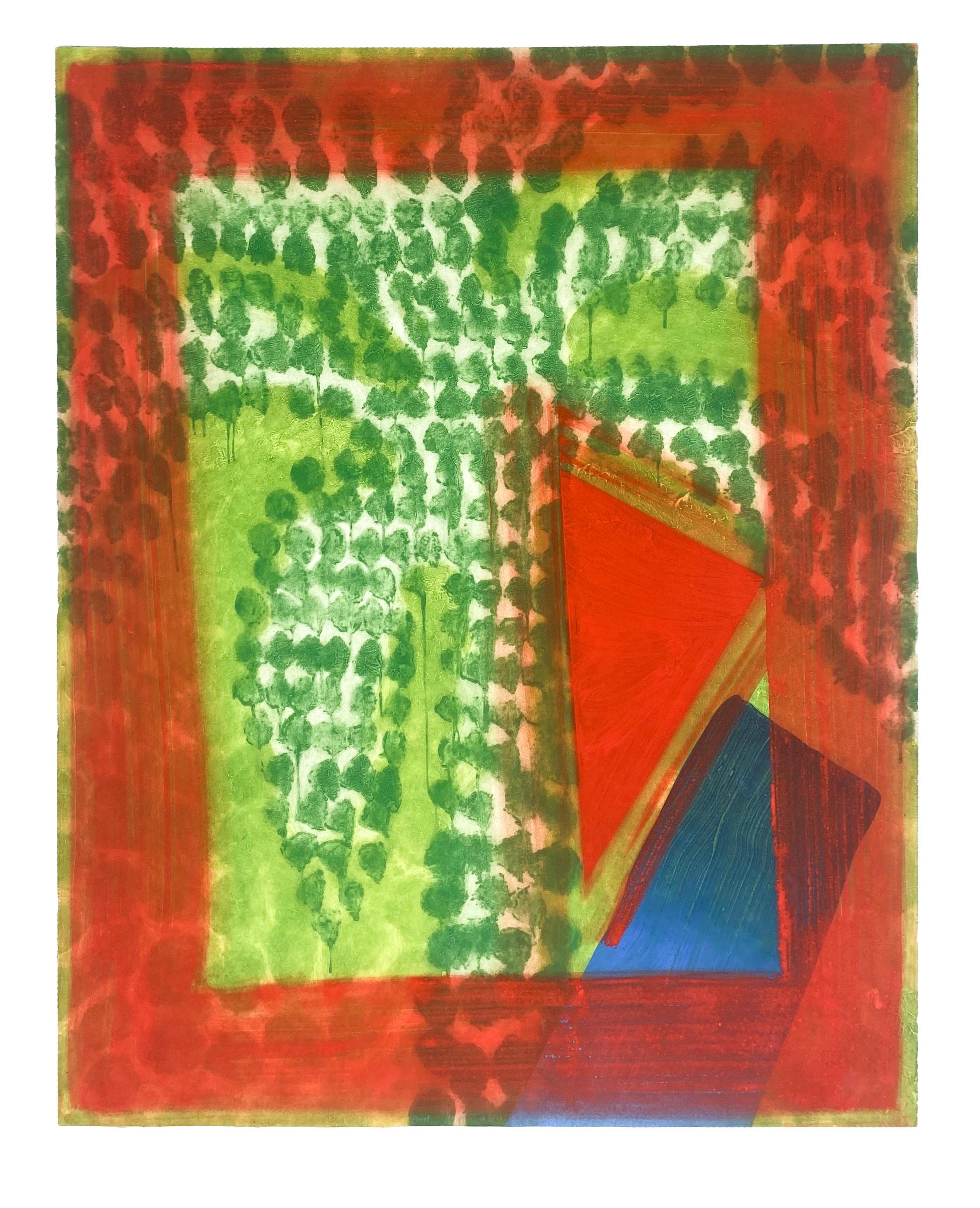 Howard Hodgkin Abstract Print - Street Palm
