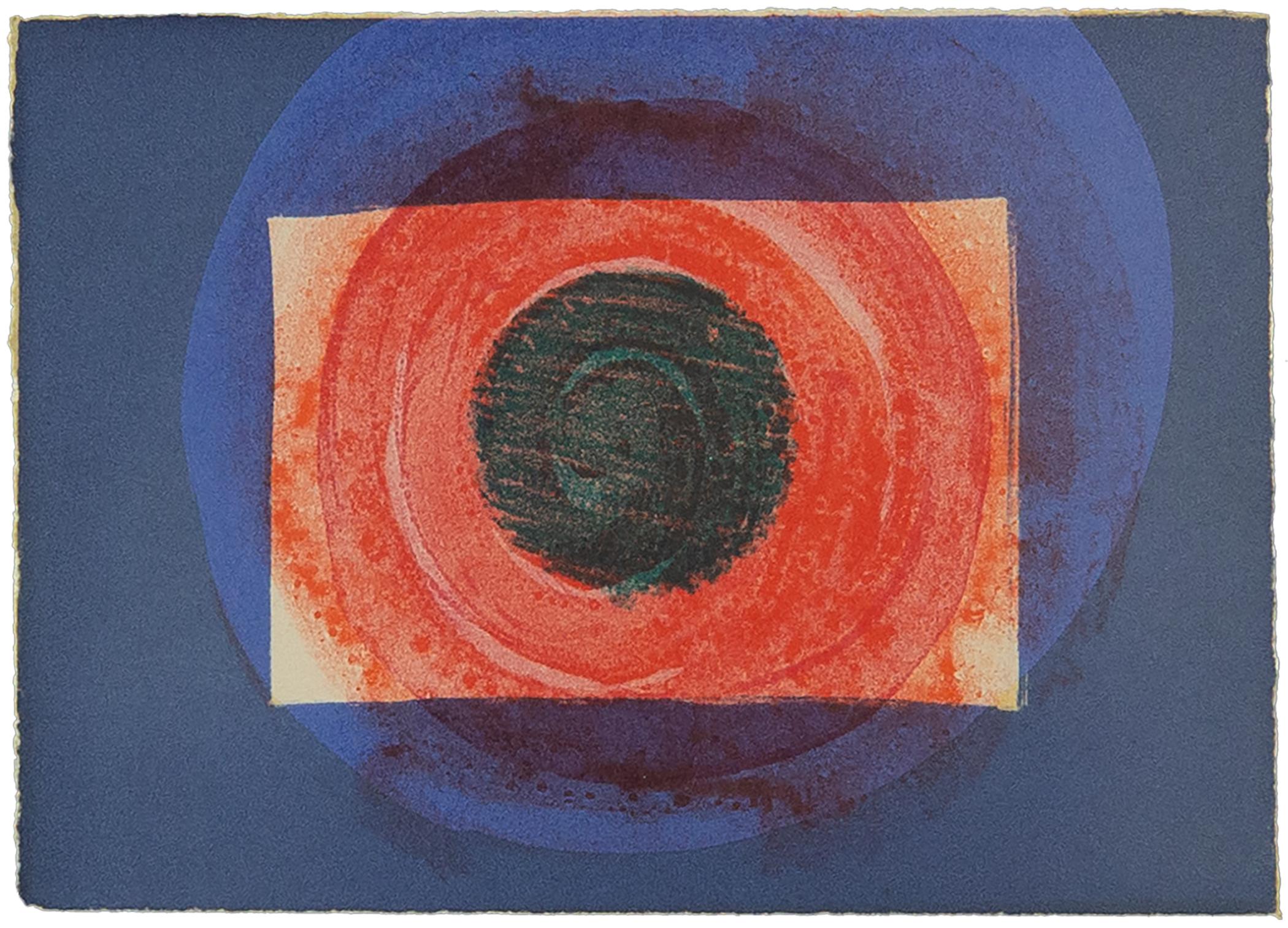 Abstract Print Howard Hodgkin - Sun, de « More Indian Views » (Vents indiennes)