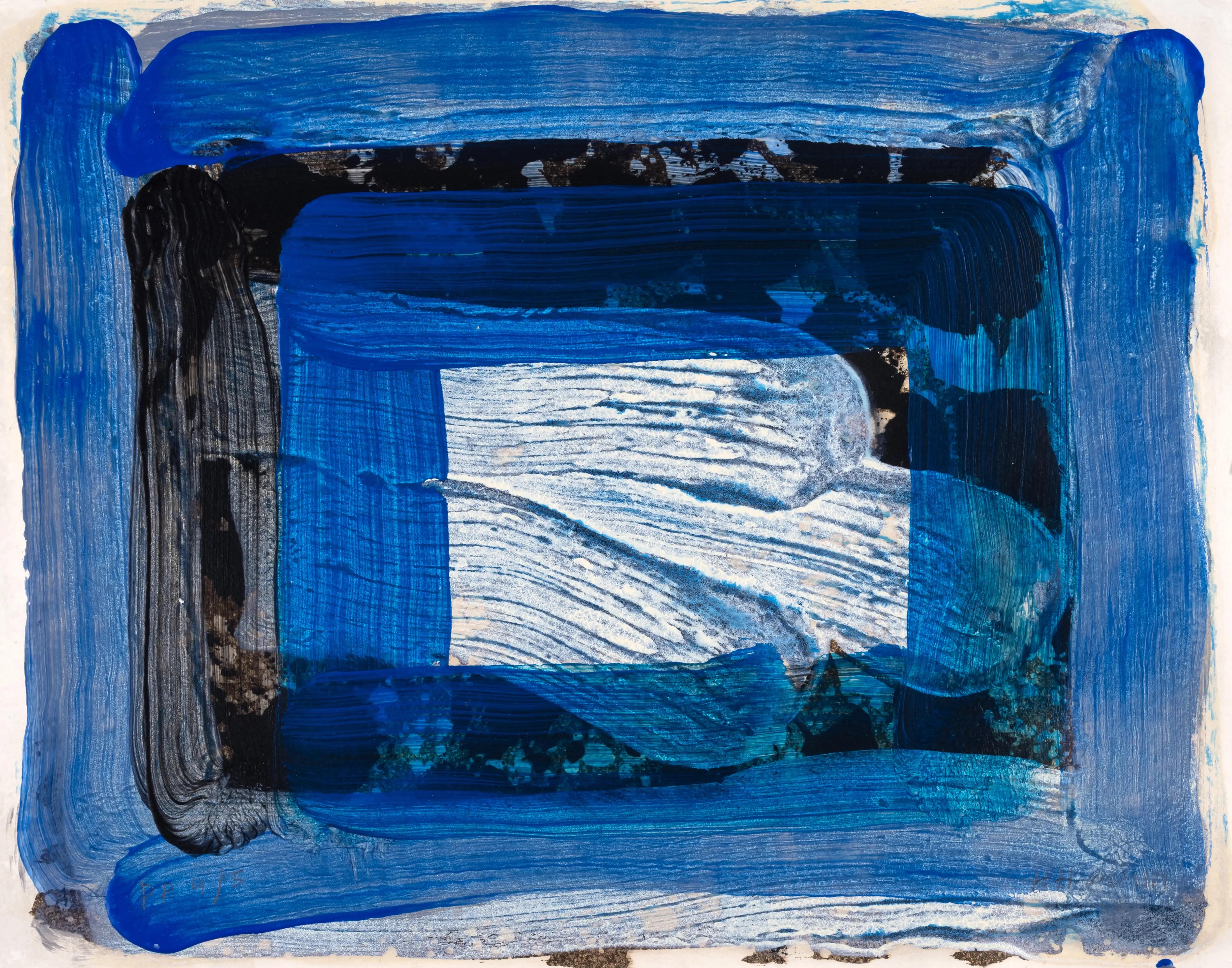 Two’s Company B — Estampes, gravures, œuvres colorées à la main, art abstrait de Howard Hodgkin