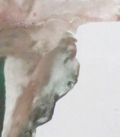 "Shell Dance 15 (Lily)", transparent blossom shimmers in palest pink and green