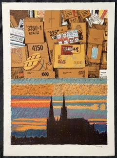 The Ground Above Us, signierte Lithographie in limitierter Auflage, 1980