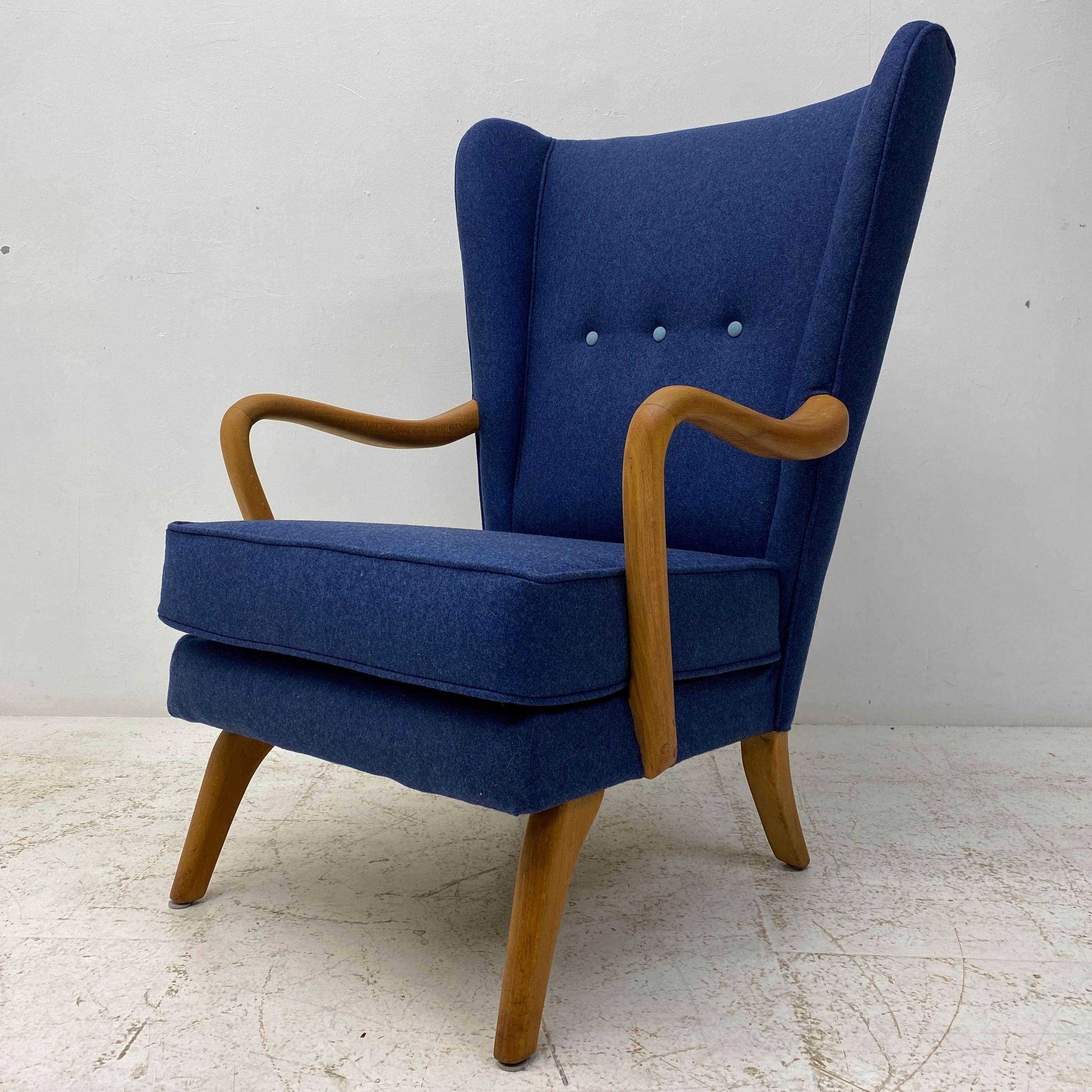 Howard Keith Bambino Chair Blue Wool 3