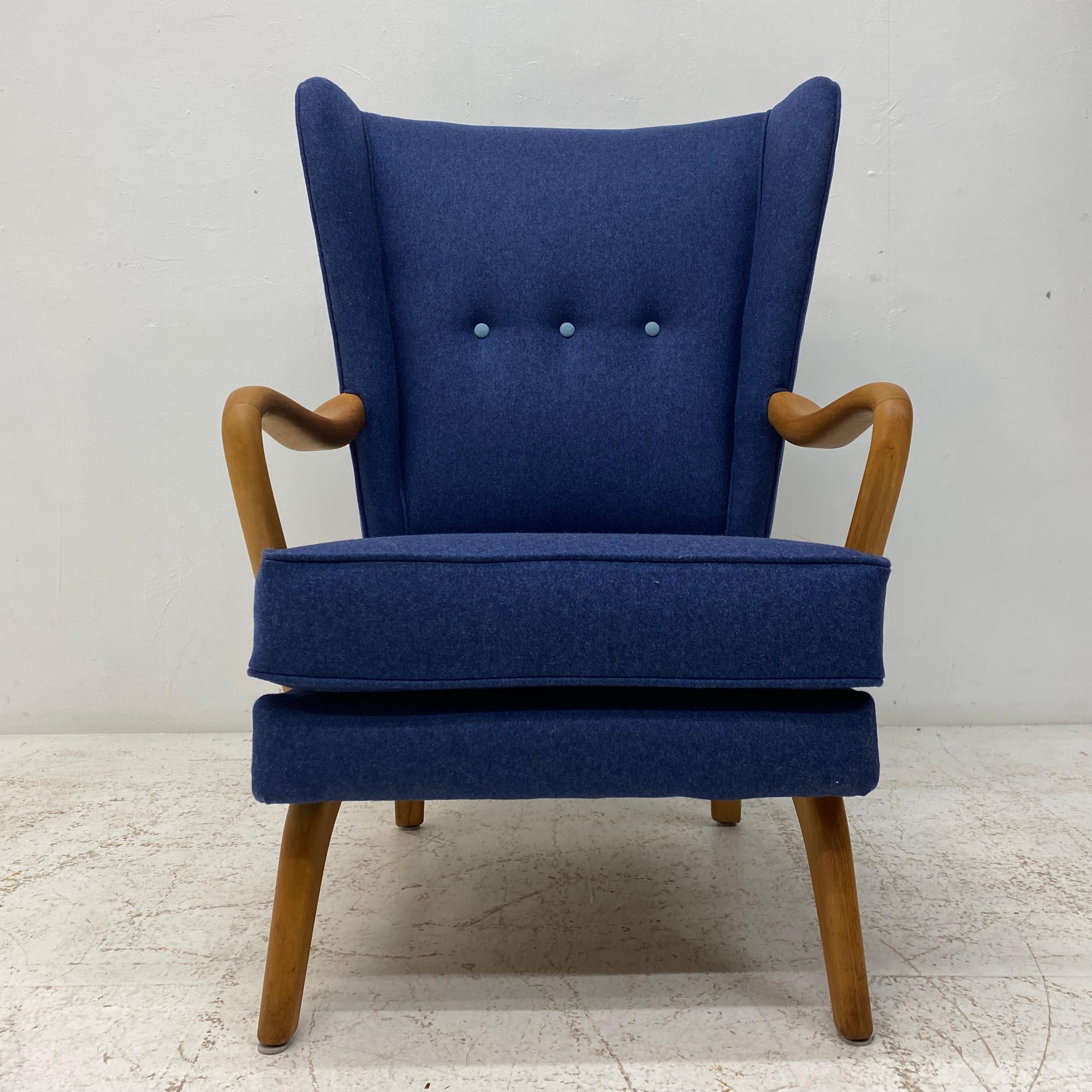 Howard Keith Bambino Chair Blue Wool 4