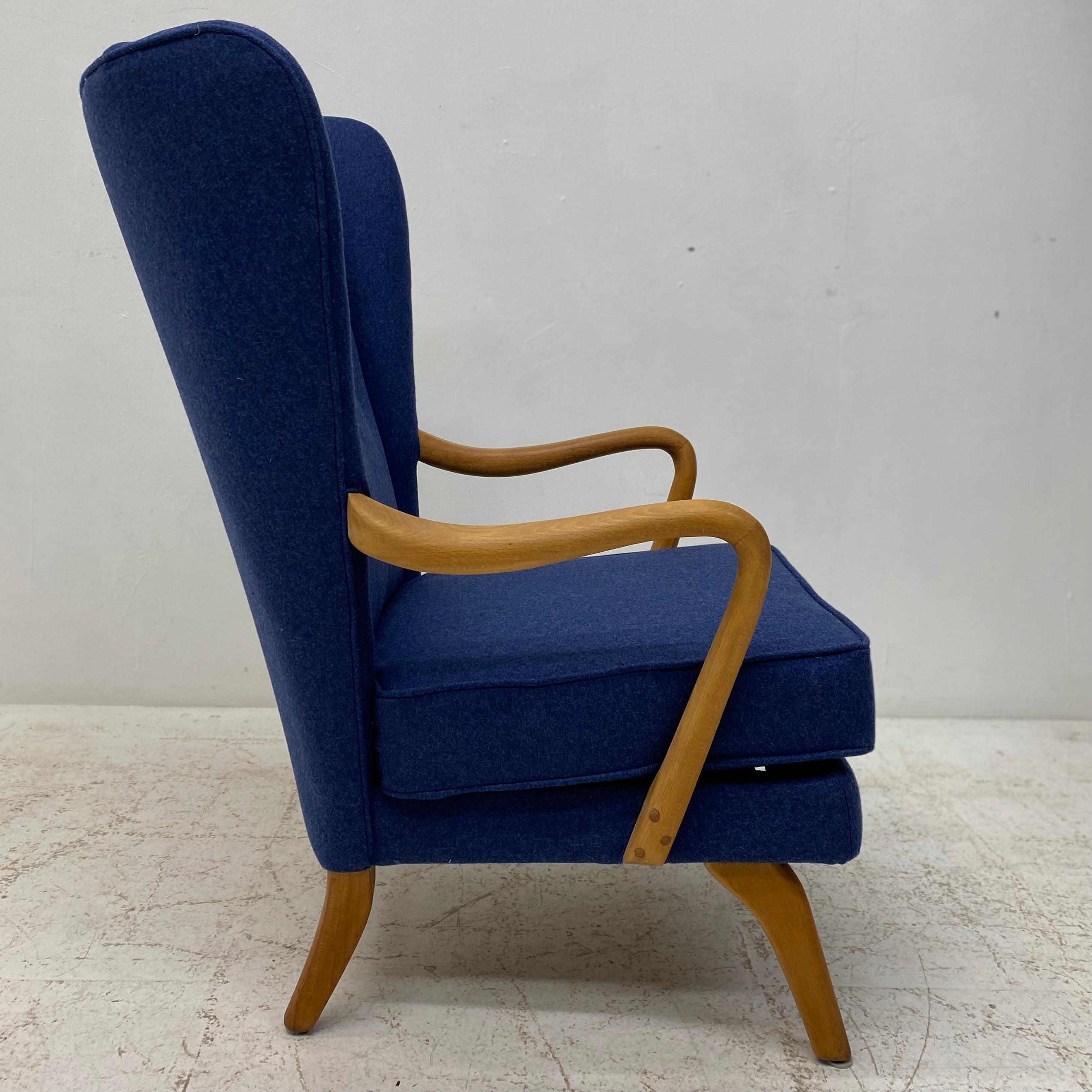 British Howard Keith Bambino Chair Blue Wool