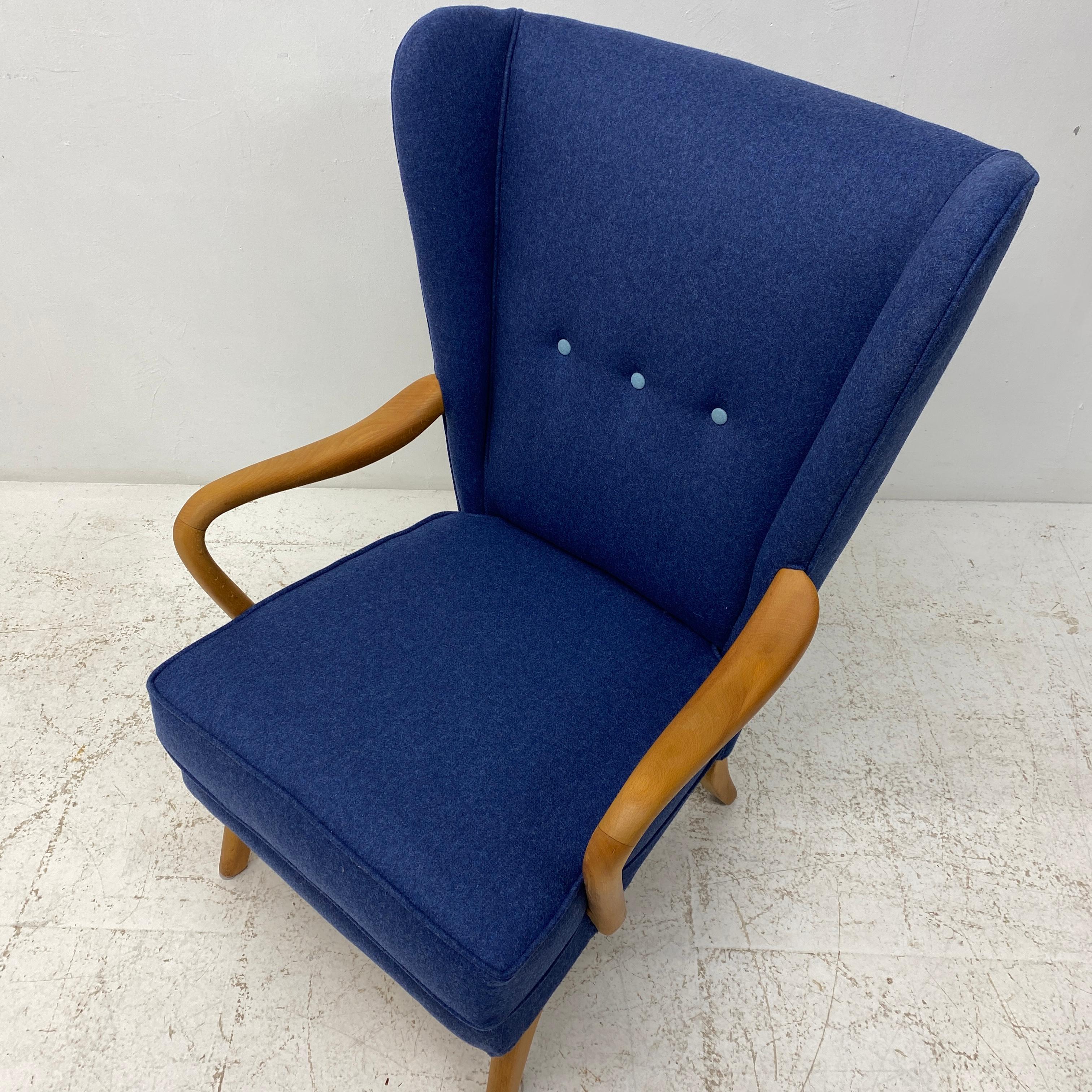 Howard Keith Bambino Chair Blue Wool 1
