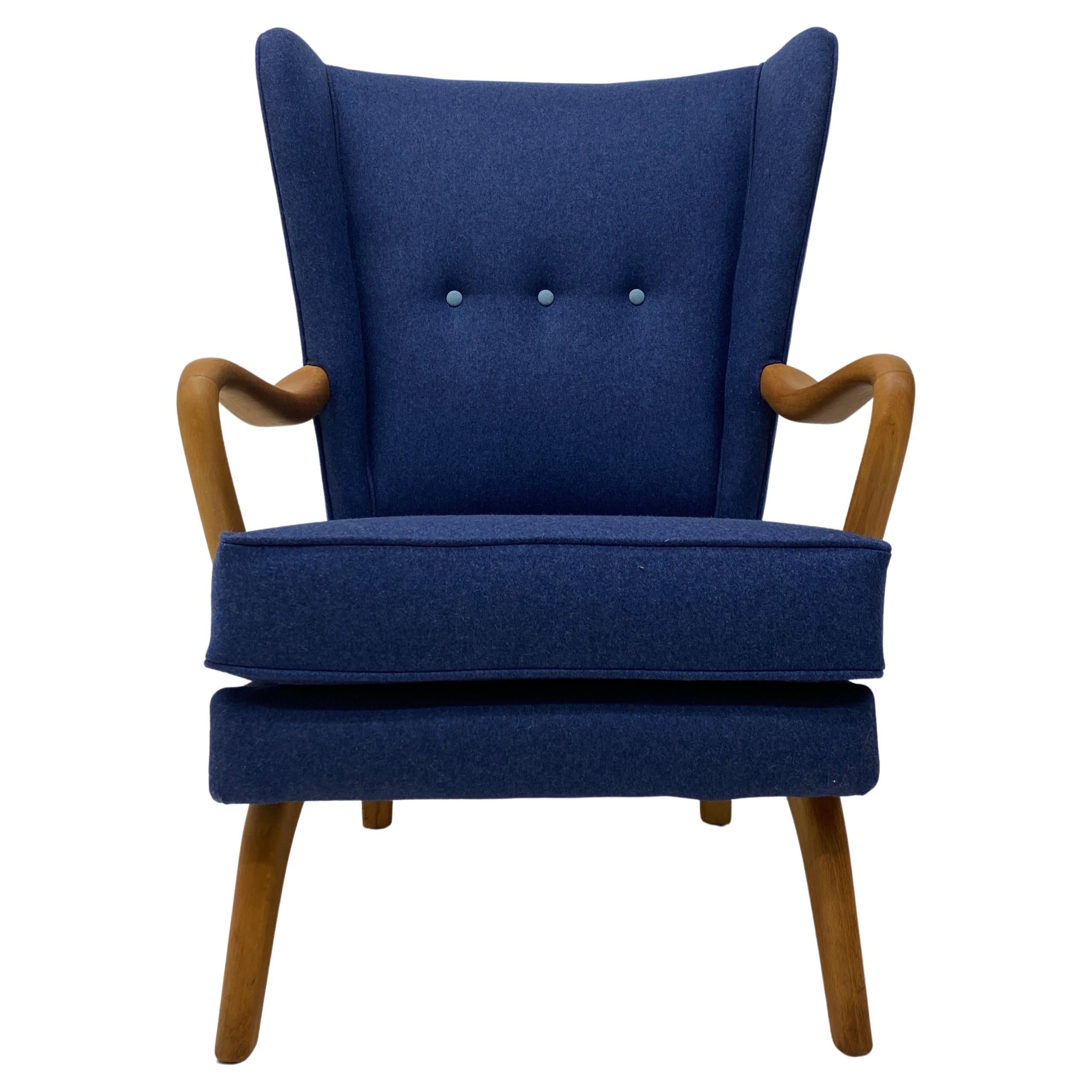 Howard Keith Bambino Chair Blue Wool