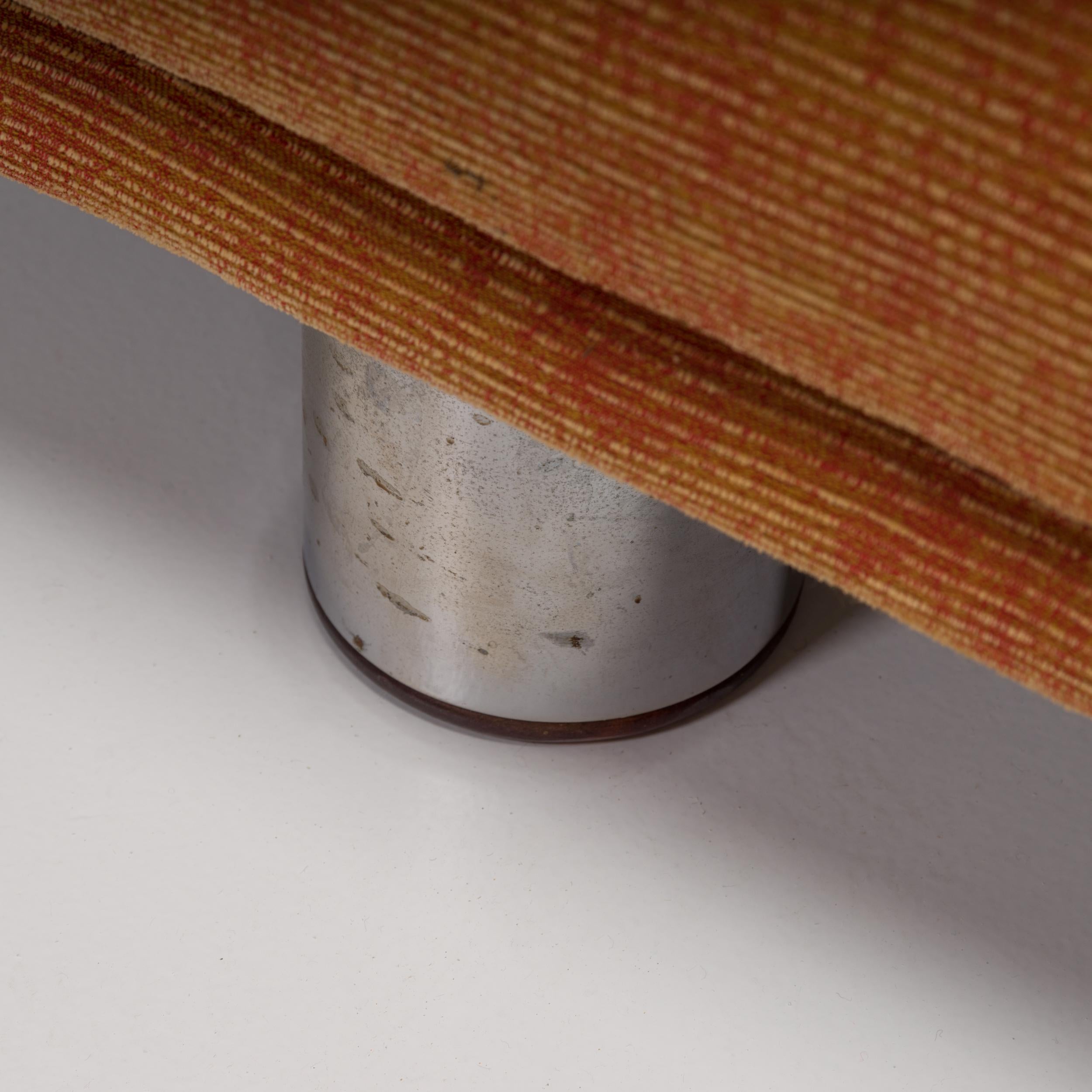Howard Keith by John Home Orange Fabric Diplomat Sofa 4
