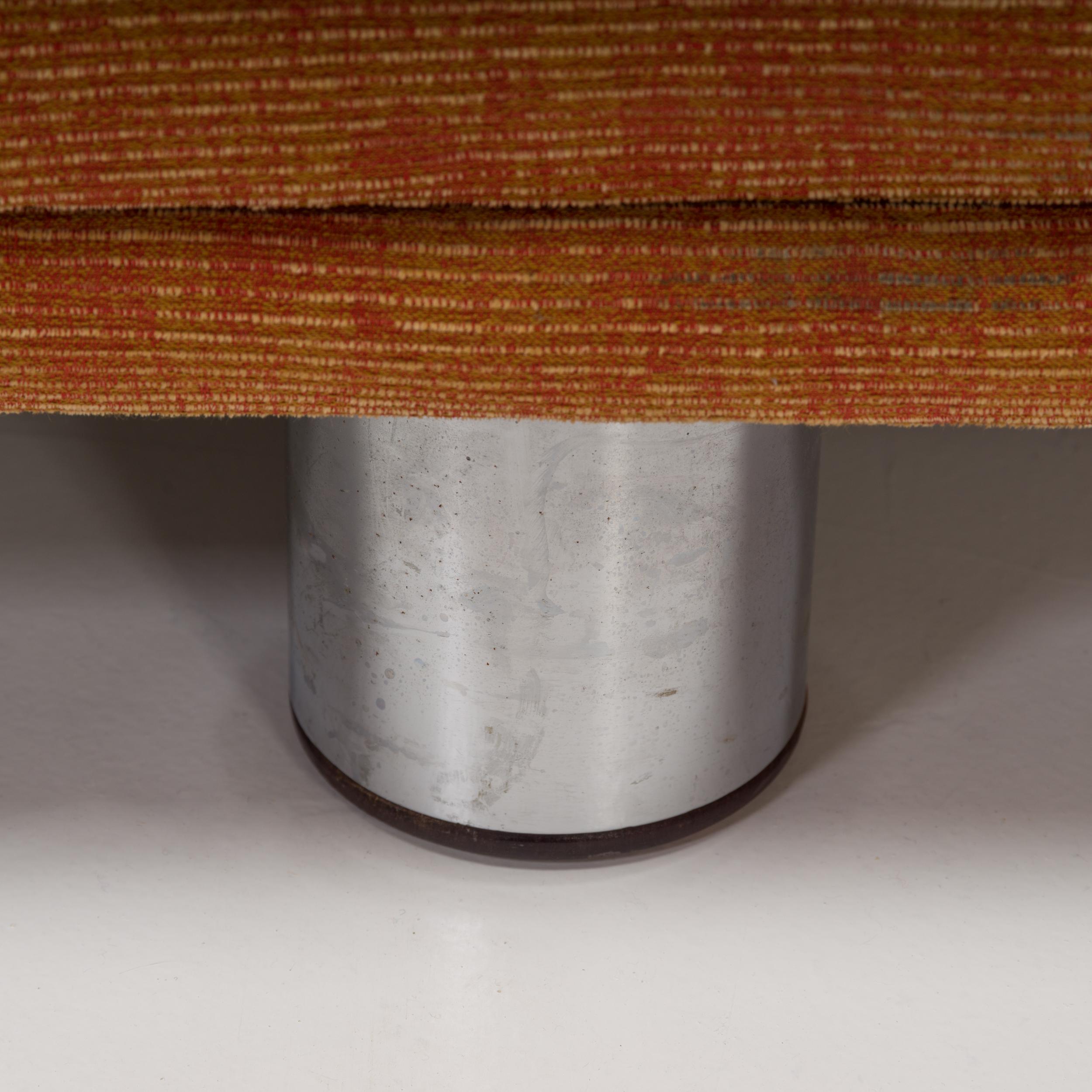 Howard Keith by John Home Orange Fabric Diplomat Sofa 5