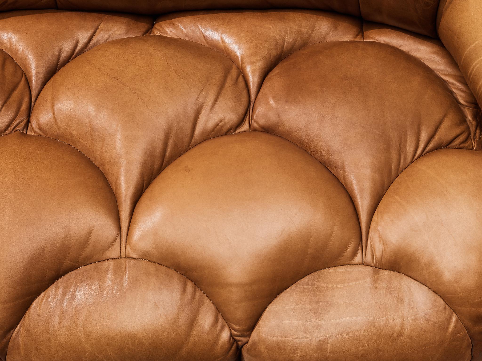 Howard Keith 'Cloud' Sofa in Brown Leather 4