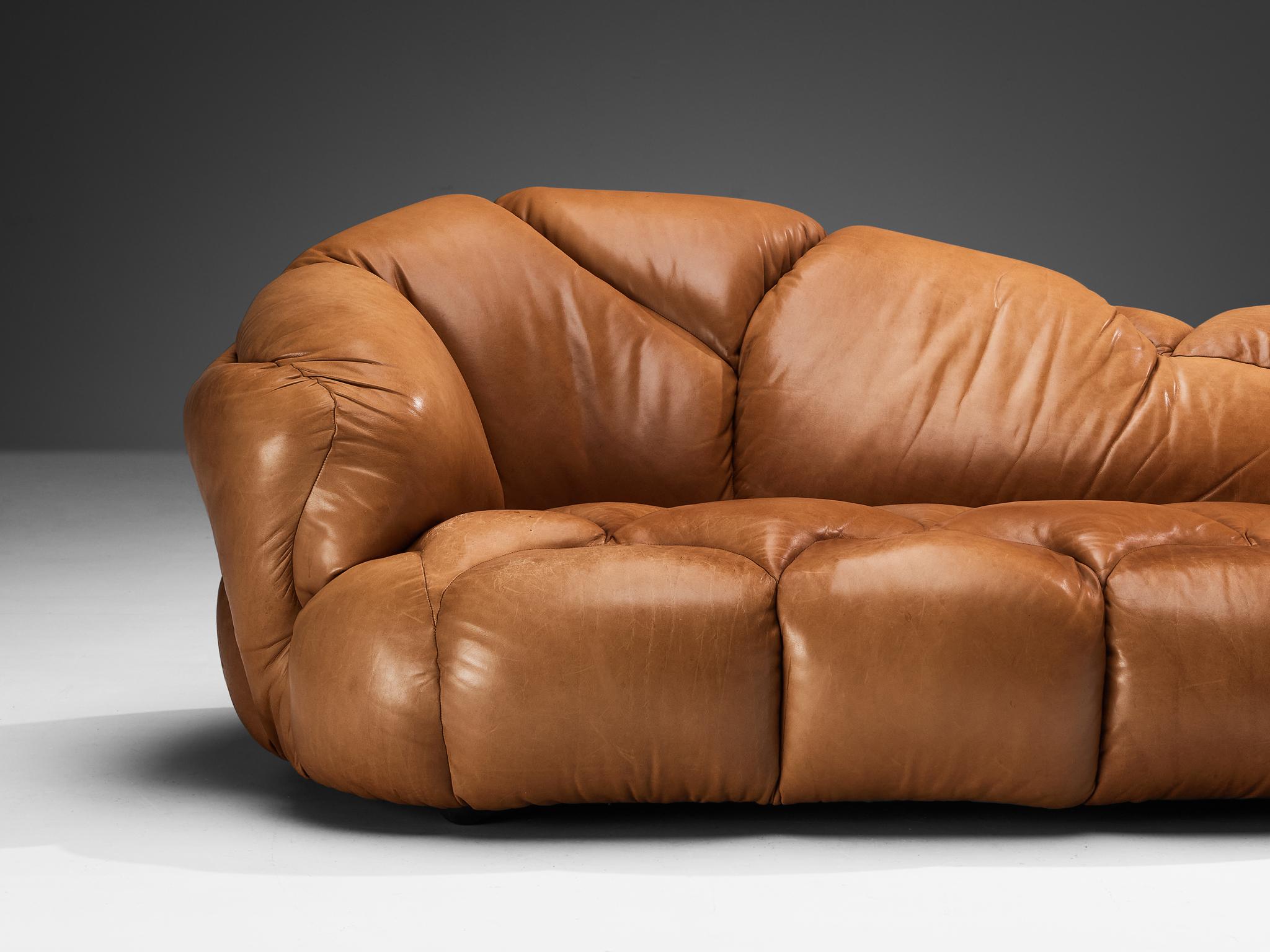 Howard Keith 'Cloud' Sofa in Brown Leather 5