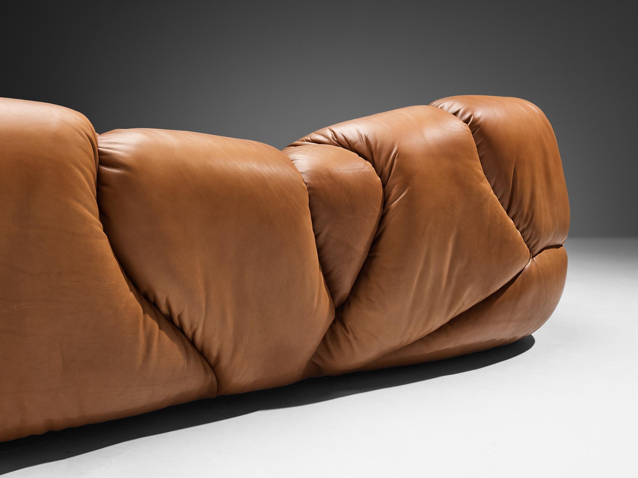 Howard Keith 'Cloud' Sofa in Brown Leather 1