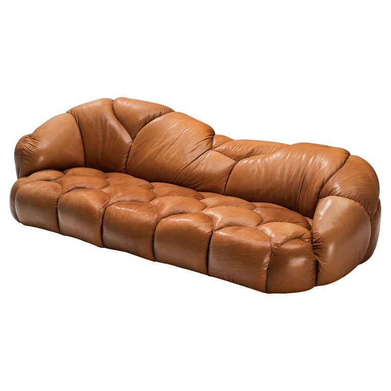 Howard Keith 'Cloud' Sofa in Brown Leather For Sale at 1stDibs | keith cloud