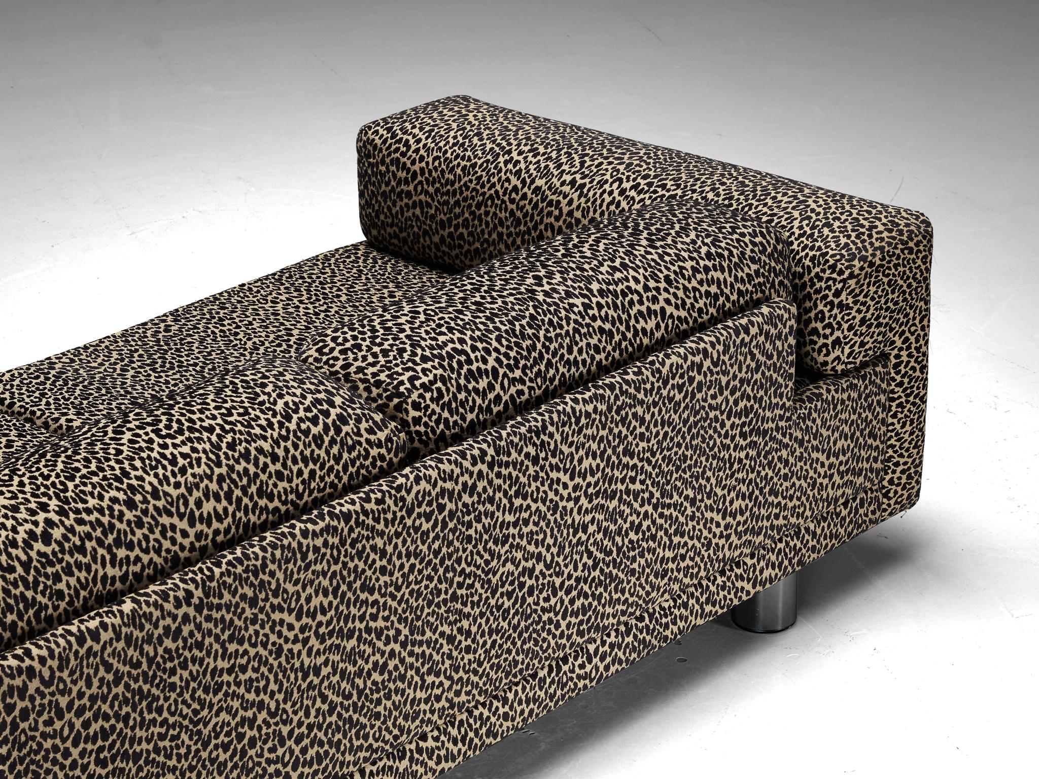 Howard Keith 'Diplomat' Sofa in Leopard Print Upholstery  For Sale 2