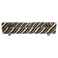 Howard Keith “Diplomat” Sofa in Original Sereno Striped Upholstery, UK, 1970s