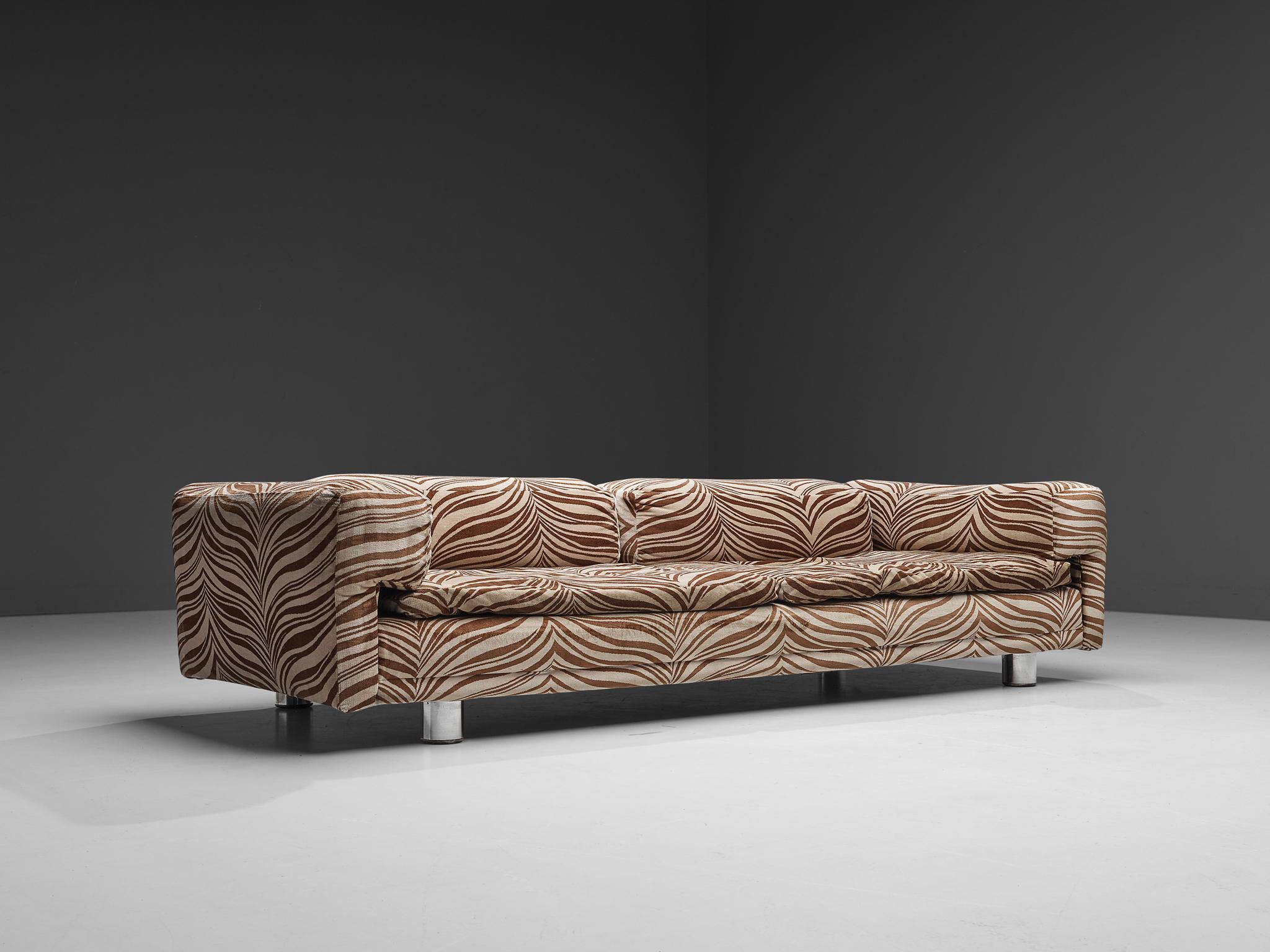 Howard Keith 'Diplomat' Sofa in Original Striped Upholstery 1