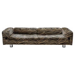 Howard Keith 'Diplomat' Sofa mit gestreifter Originalpolsterung