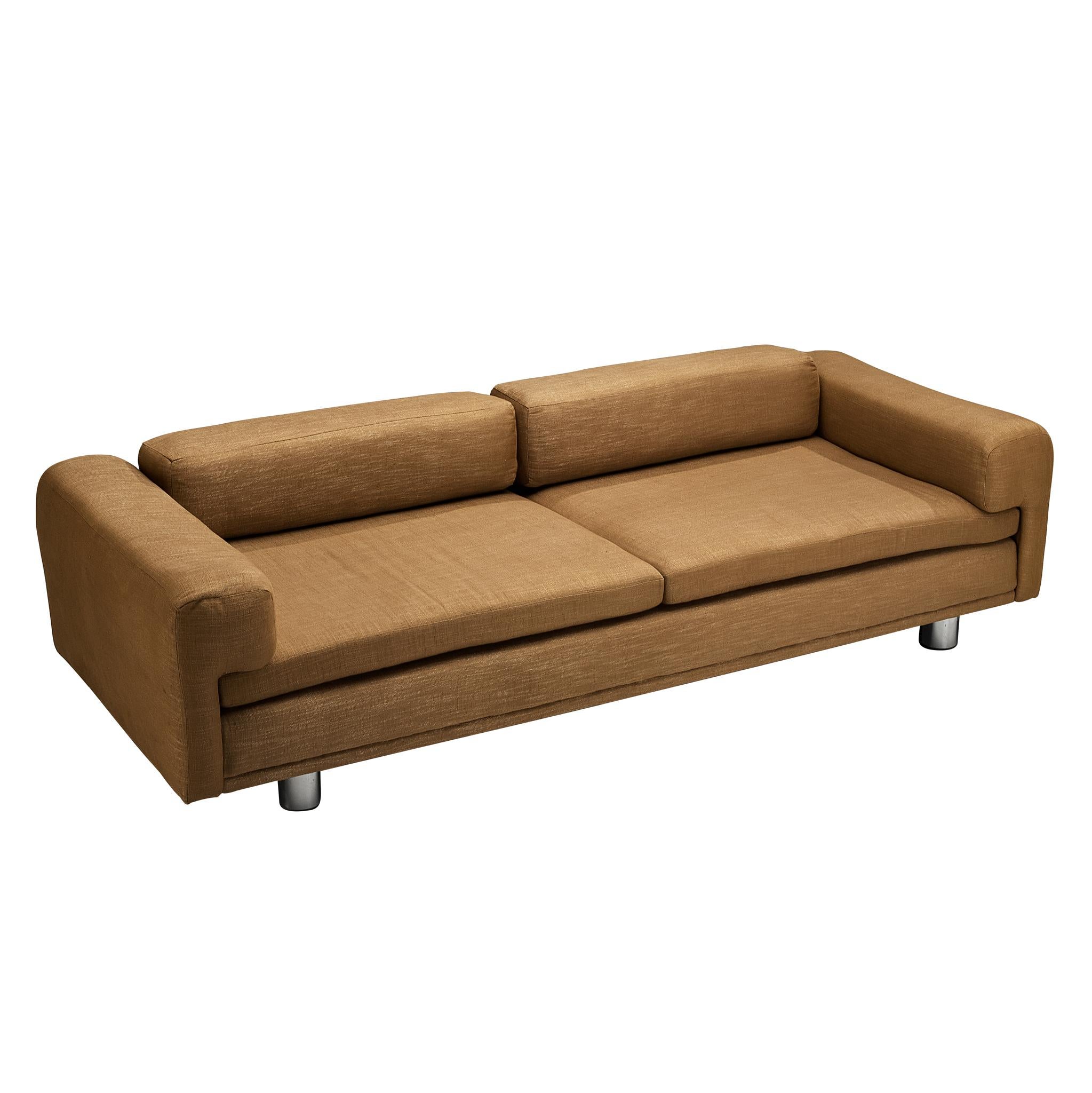Howard Keith for HK Furniture 'Diplomat' Sofa in Light Brown Upholstery