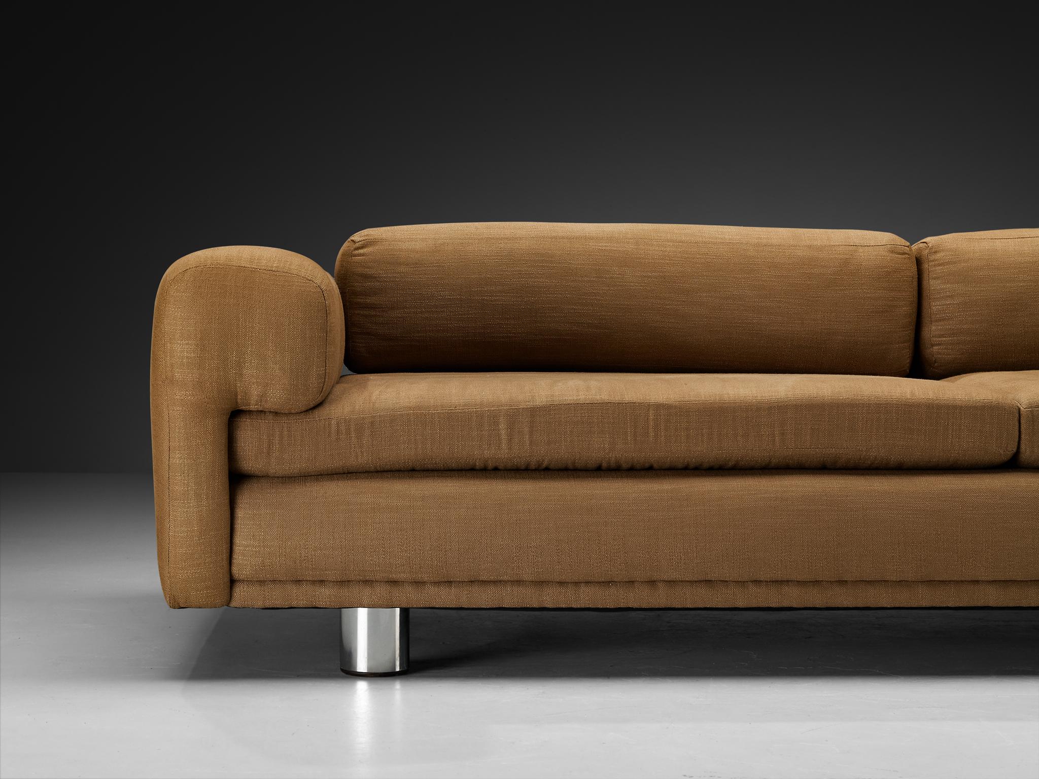 Howard Keith for HK Furniture Canapé 'Diplomat' en tissu marron clair en vente 2