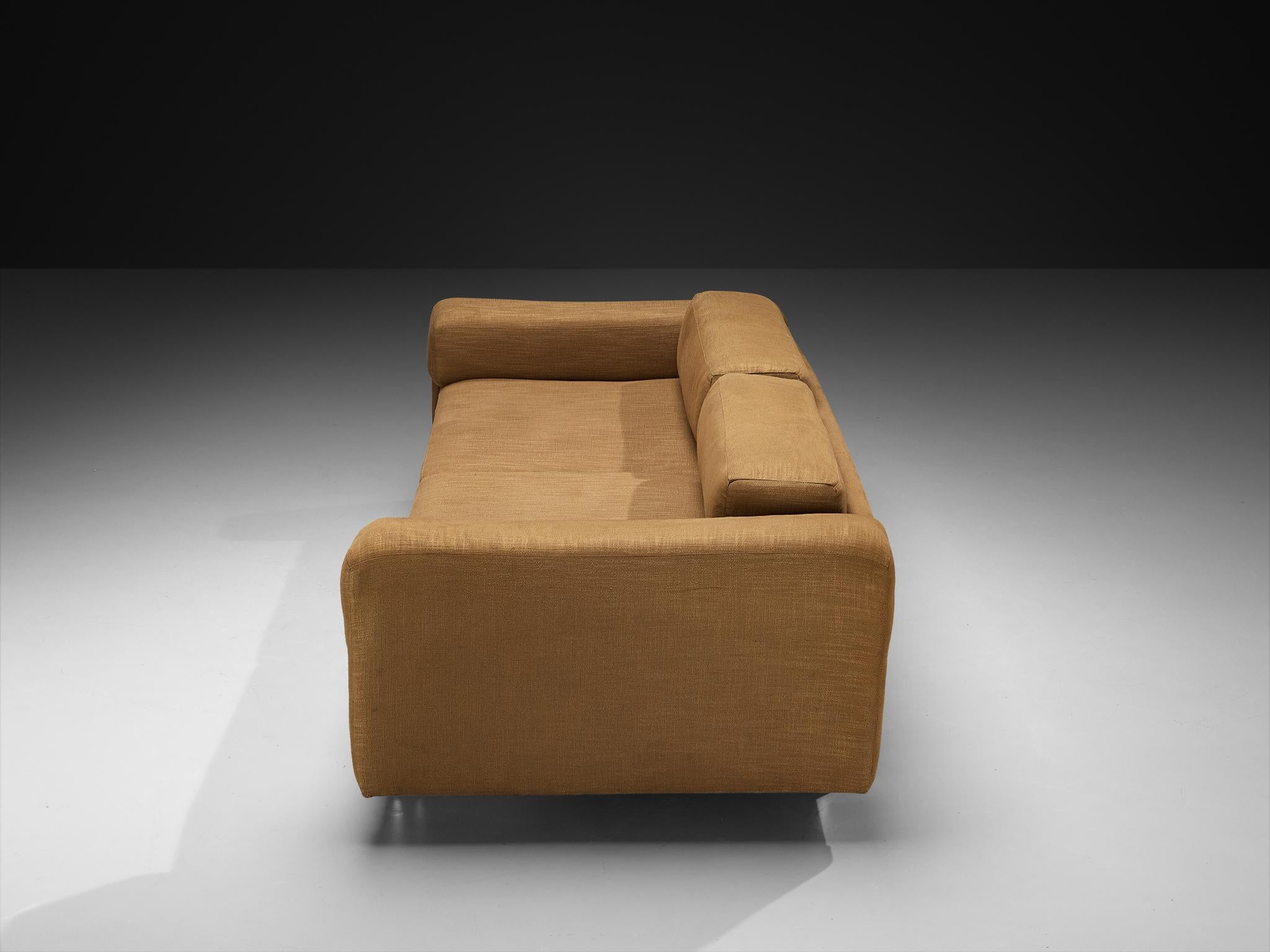 Acier Howard Keith for HK Furniture Canapé 'Diplomat' en tissu marron clair en vente