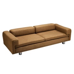 Divano 'Diplomat' di Howard Keith per HK Furniture con tappezzeria marrone chiaro