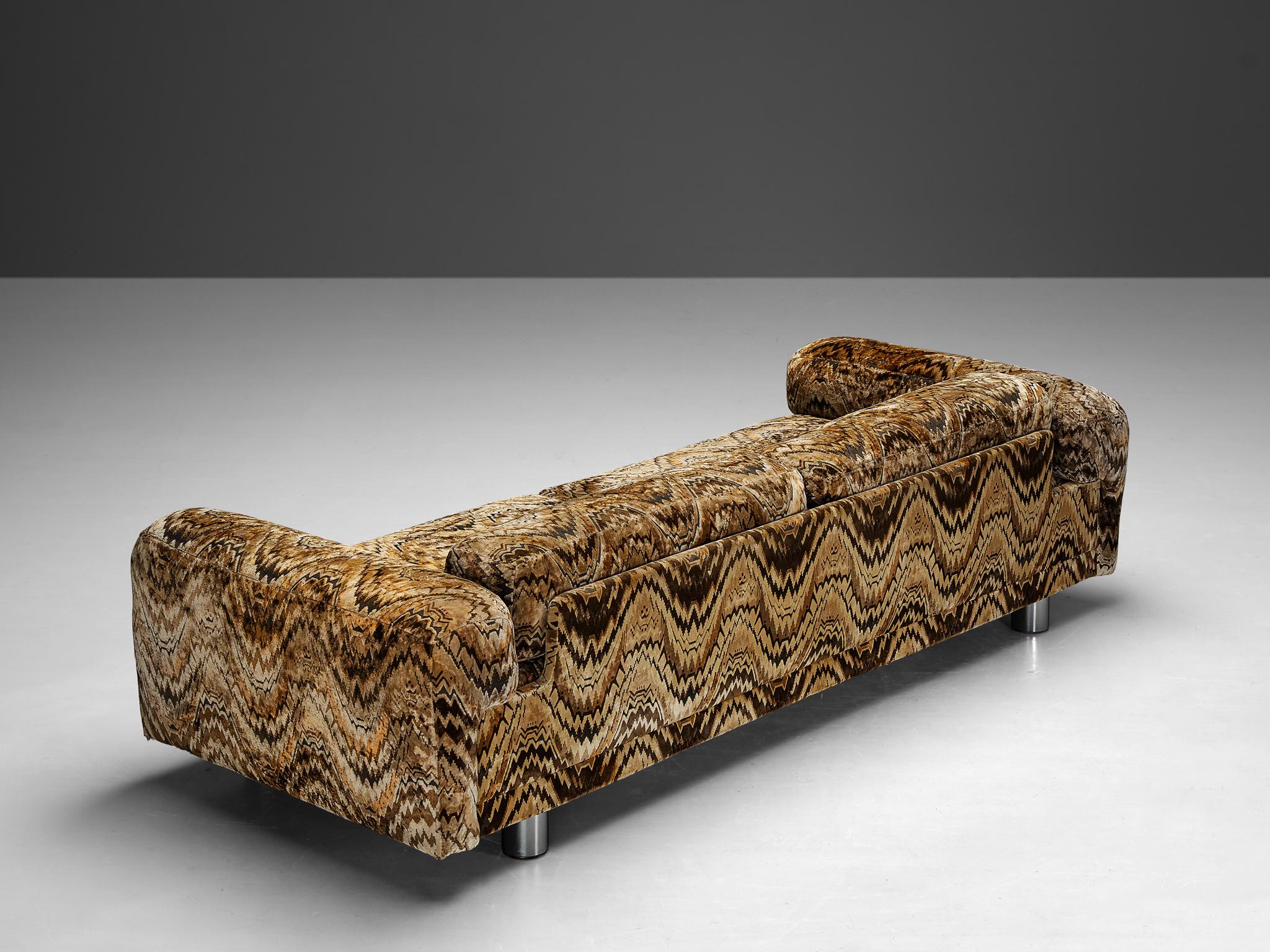 Howard Keith for HK Furniture 'Diplomat' Sofa in Velvet Upholstery  For Sale 5