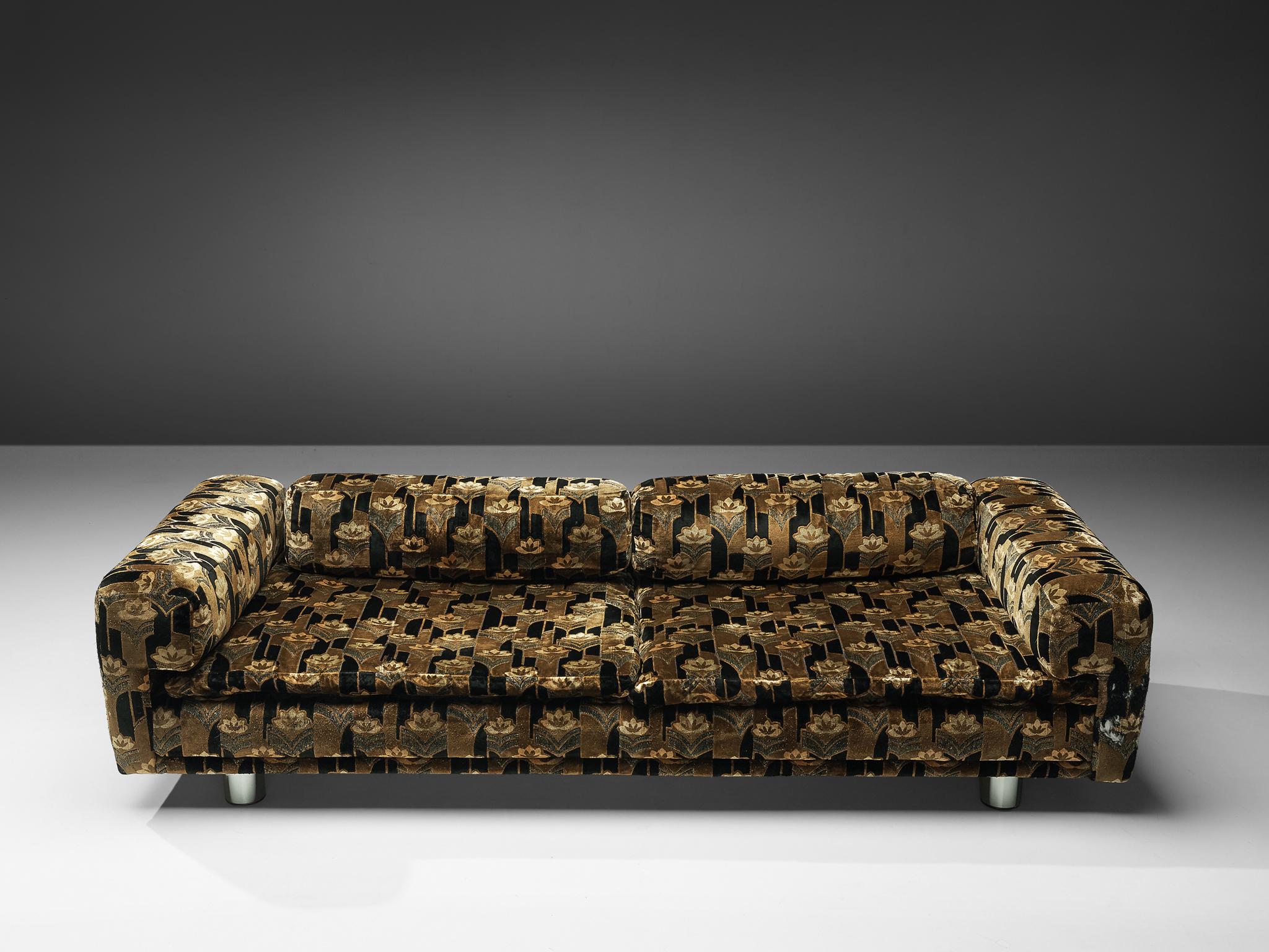 20th Century Howard Keith Grand 'Diplomat' Sofas in Floral Upholstery