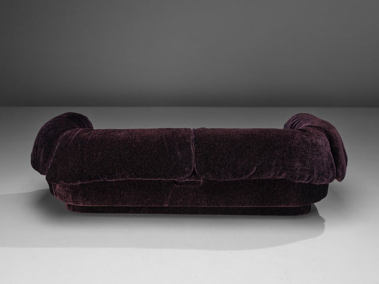 Howard Keith Grand Sofa in Soft Purple Upholstery For Sale 2
