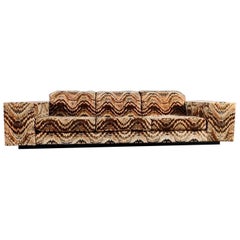 Howard Keith Original Barbican Three Seater Sofa By HK London Mid Century