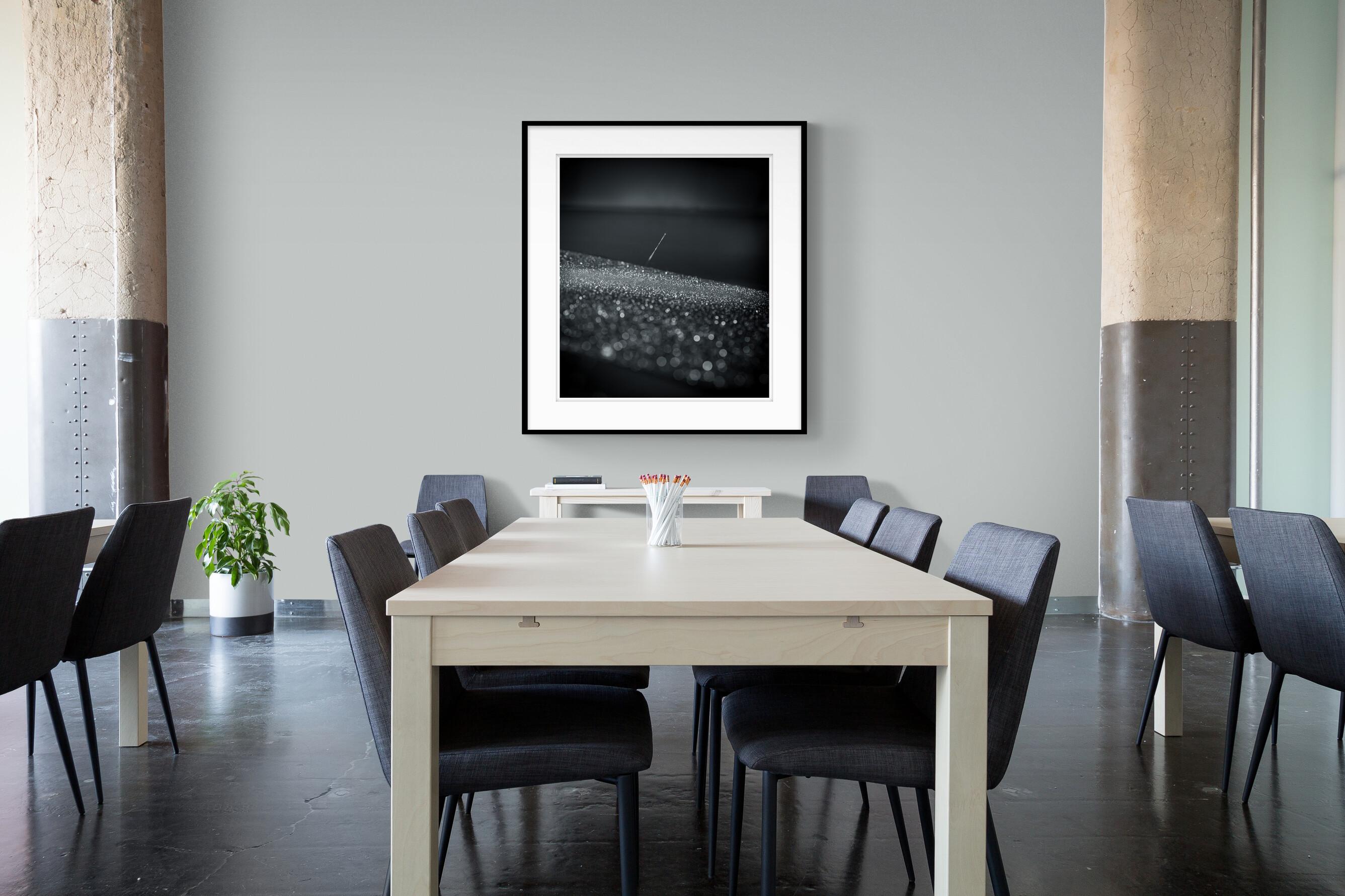 Fotografia astratta in bianco e nero in edizione limitata - Natura delle particelle #2 - Photograph Contemporaneo di Howard Lewis