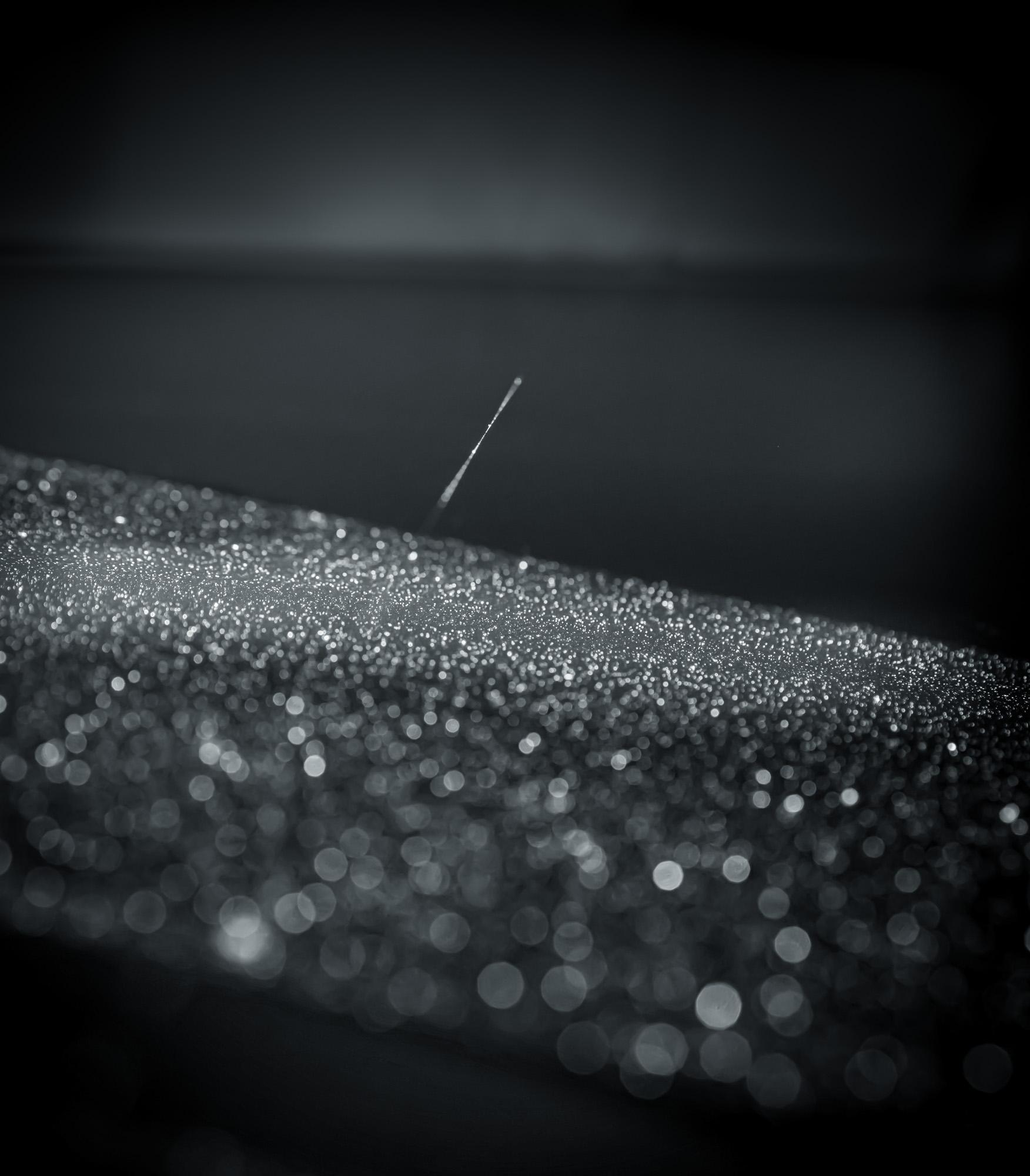 Howard Lewis Abstract Photograph - Limited Edition Abstract Black and White Photograph - Nature of Particles #2
