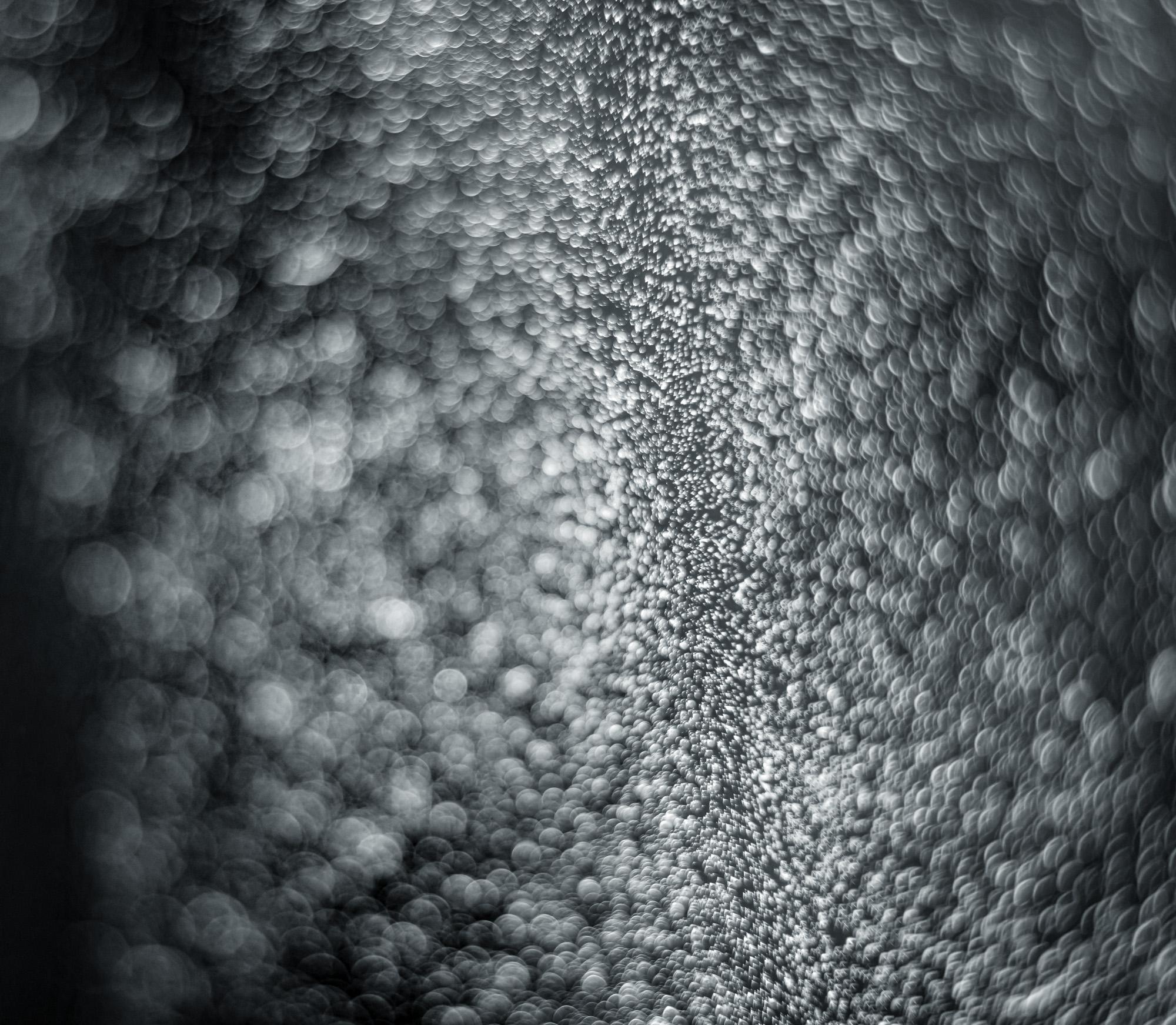Howard Lewis Abstract Photograph - Limited Edition Abstract Black and White Photograph - Nature of Particles #8