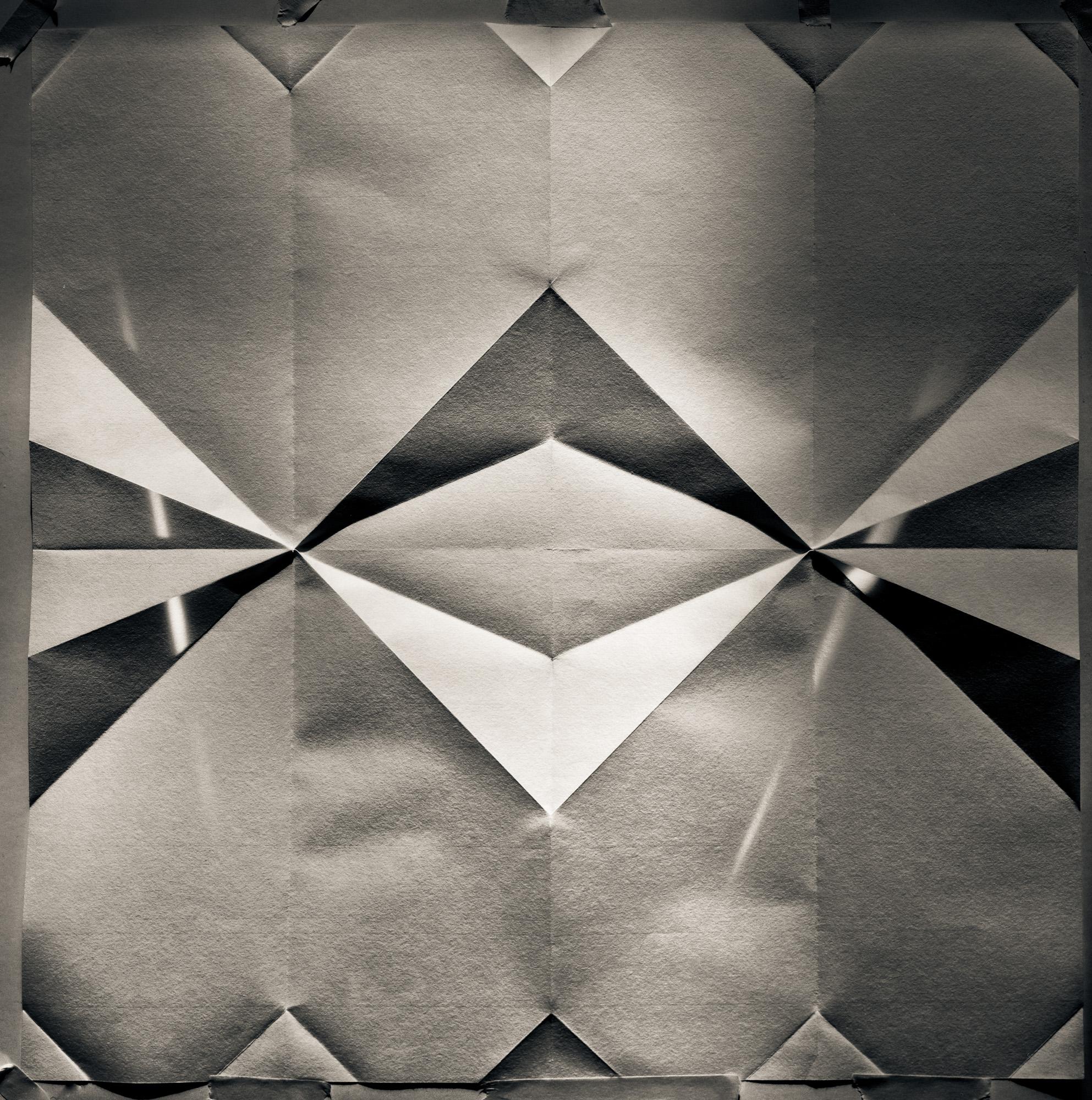  Abstract Photography Black and White - Origami Folds #21 