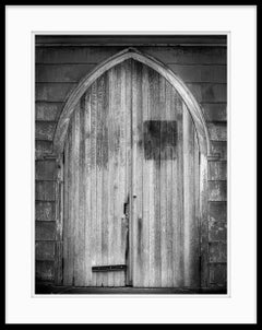 Black and White Photograph "Church Entrance"