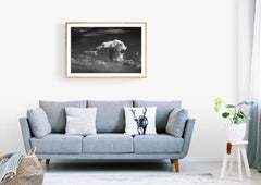 Limited Edition Black and White Photograph, Clouds, Sky - "Searching"