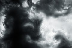 Limited Edition Black and White Photograph - "The Lions' Roar" Cloudscape