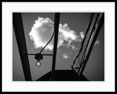 Limited Edition Black and White Photograph, Bulb and Cloud 2021